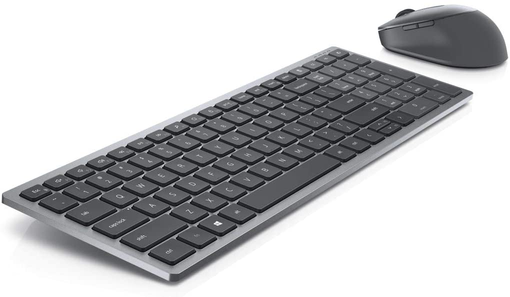 Dell - Pro Plus KM7120W - Keyboard and Mouse Set - Wireless - Mouse included - Bluetooth - Wireless connection - Lithuanian - Titan Gray