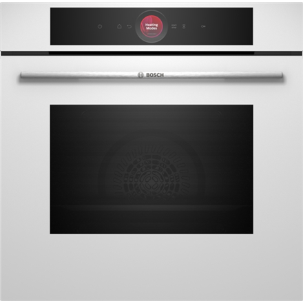Bosch - Oven - HBG7721W1S - 71 L - Electric - Pyrolysis - Touch control - Height 59.5 cm - Width 59.4 cm - White