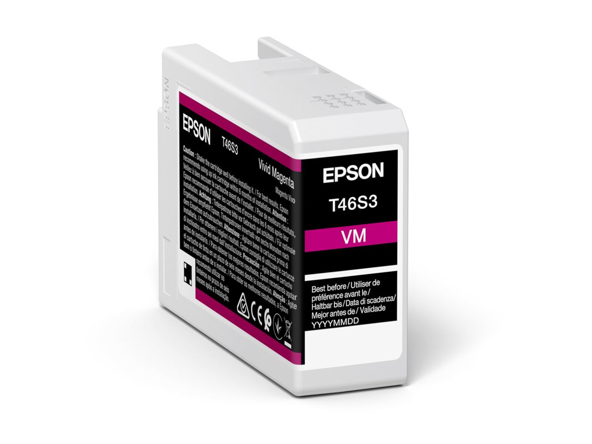 Epson Singlepack T46S3 UltraChrome Pro 10 ink 25ml - Ink tank - Vivid magenta