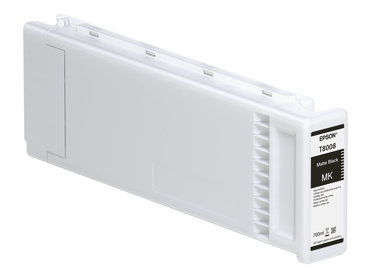 Epson Singlepack Matte Black T80080N UltraChrome PRO 700ml - Epson C13T80080N - Epson T8008 - matte black - original - ink cartridge - Epson UltraChrome PRO - Matte black