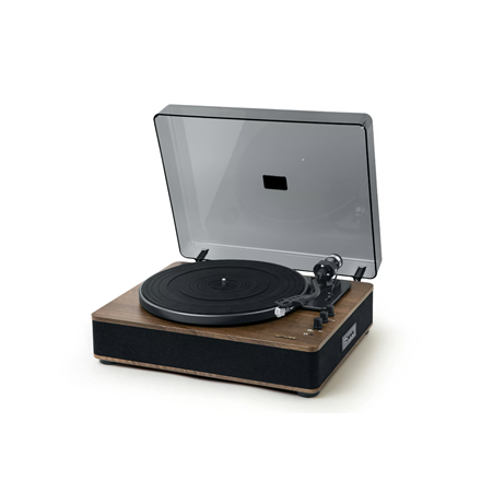 Muse Turntable Stereo System with Bluetooth Out - MT-107 BTO - 2x5 W - Bluetooth - Black/Brown