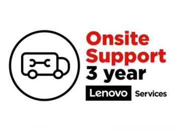 Lenovo Warranty - 3Y Onsite upgrade from 3Y Courier/Carry-in - 3 year(s)