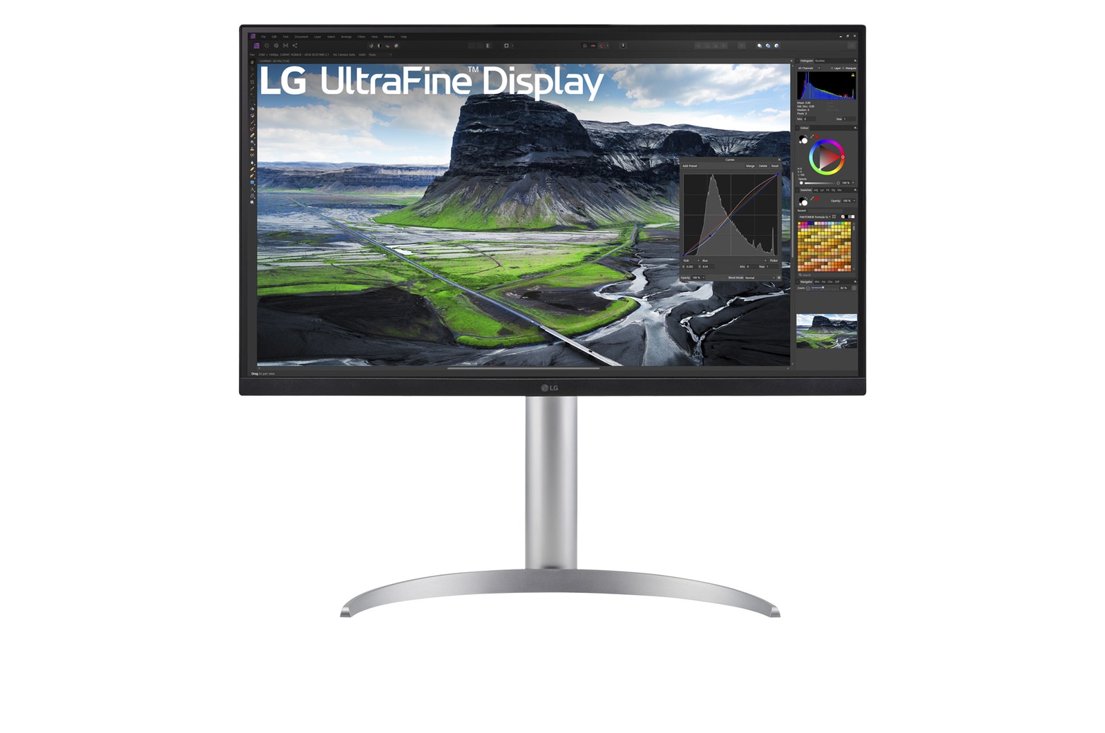 LG - 7UQ850V-W - 27 " - IPS - 16:9 - 60 Hz - 5 ms - 3840 x 2160 pixels - 400 cd/m² - HDMI ports quantity 2