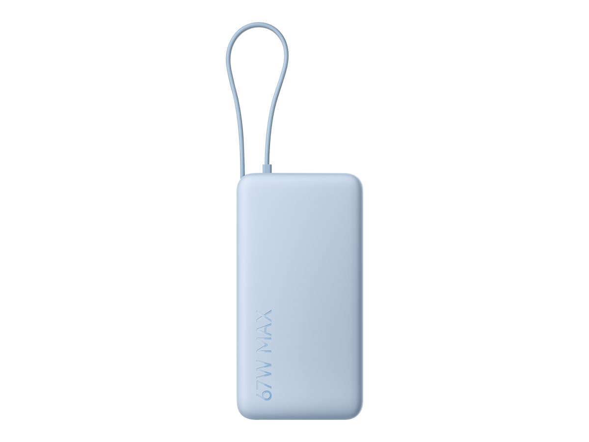 Xiaomi 67W Power Bank 20000 (Integrated Cable) - 20000 mAh - Ice Blue
