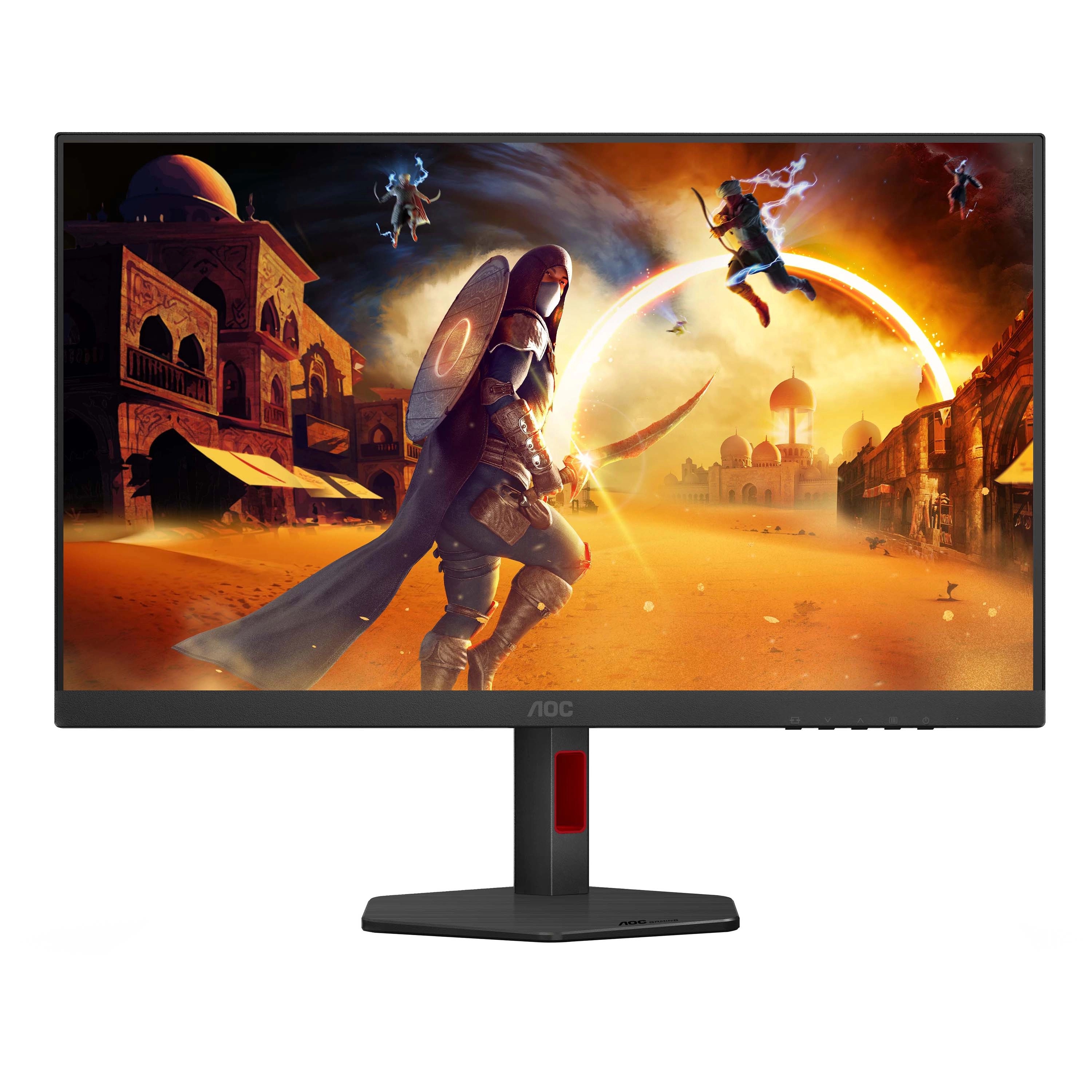 AOC - U27G4R - 27 " - Fast IPS - UHD - 16:9 - 120 Hz - 1 ms - 3840 x 2160 pixels - 400 cd/m² - HDMI ports quantity 2 - Black