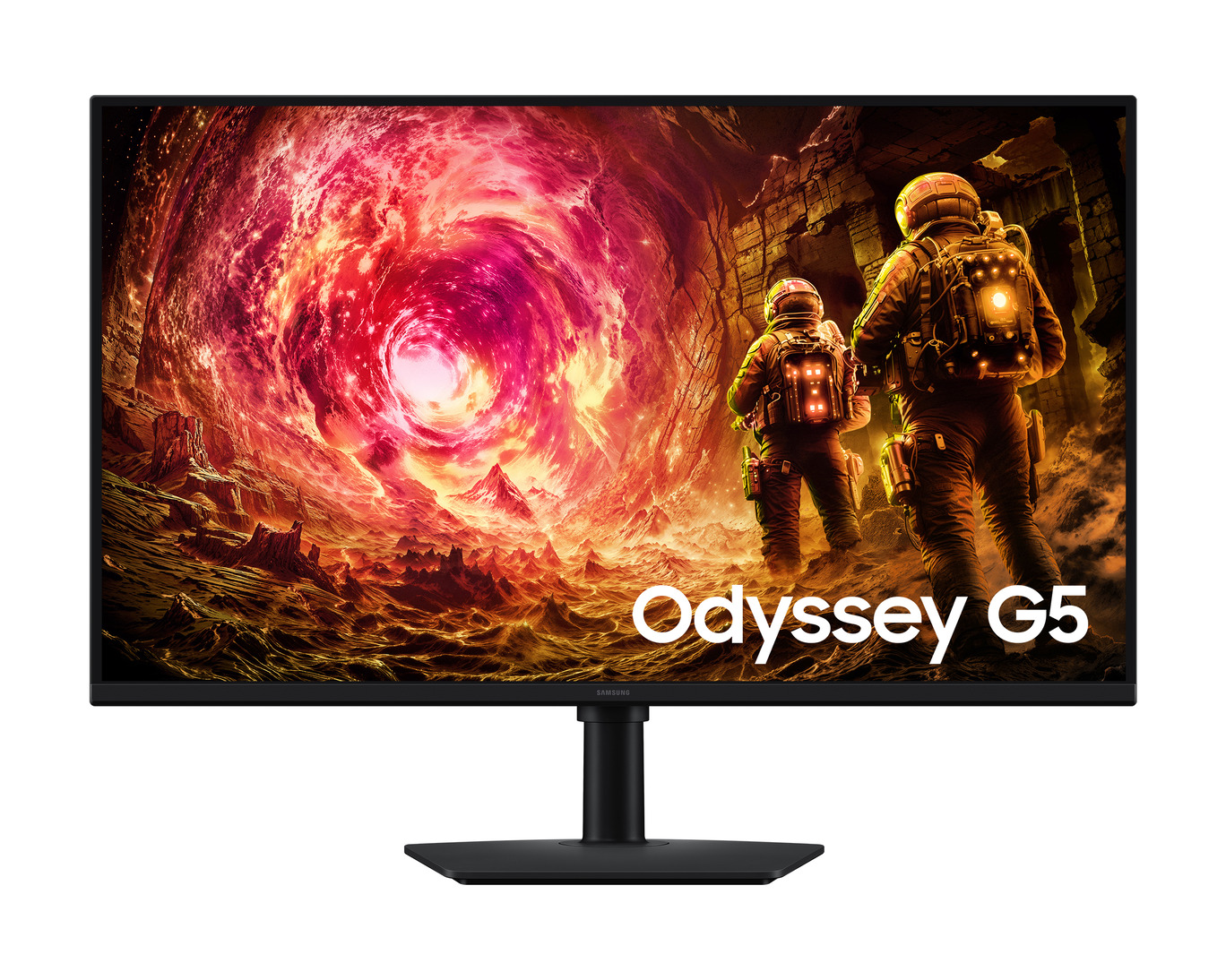 Samsung - Odyssey QHD G5 G50F - 27 " - IPS - QHD - 16:9 - 180 Hz - 1 ms - 2560 x 1440 pixels - 300 cd/m² - HDMI ports quantity 1 - Black