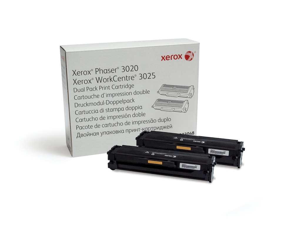 Phaser 3020 / WorkCentre 3025 Dual Pack Print Cartridge