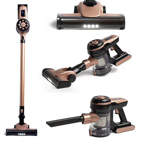 Adler - Vacuum Cleaner - AD 7044 - Cordless operating - Handstick and Handheld - - W - 22.2 V - Operating time (max) 40 min - Bronze - Warranty 24 month(s)