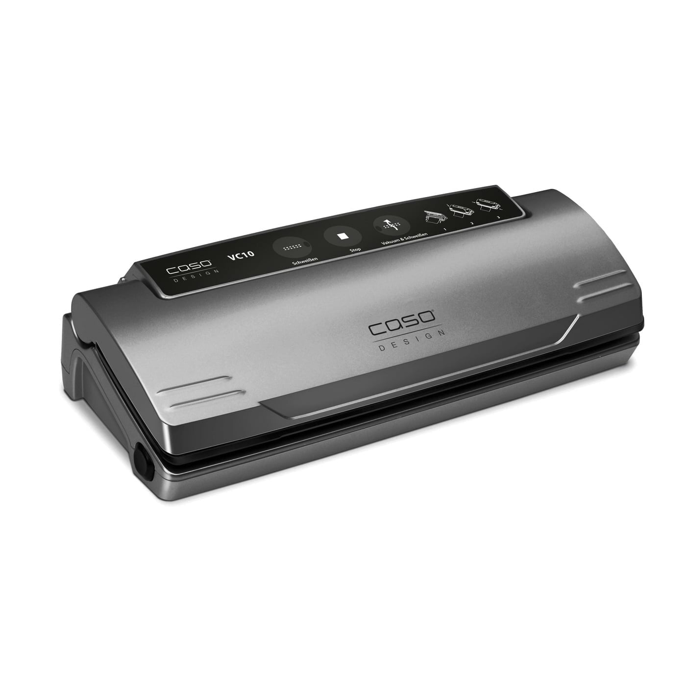 Caso - Vacuum sealer - VC 10 PlusEdition - Power 110 W - Temperature control - Black/Silver
