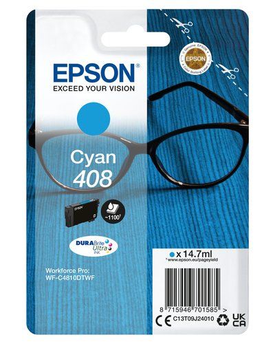 Epson DURABrite Ultra 408L - Ink cartrige - Cyan