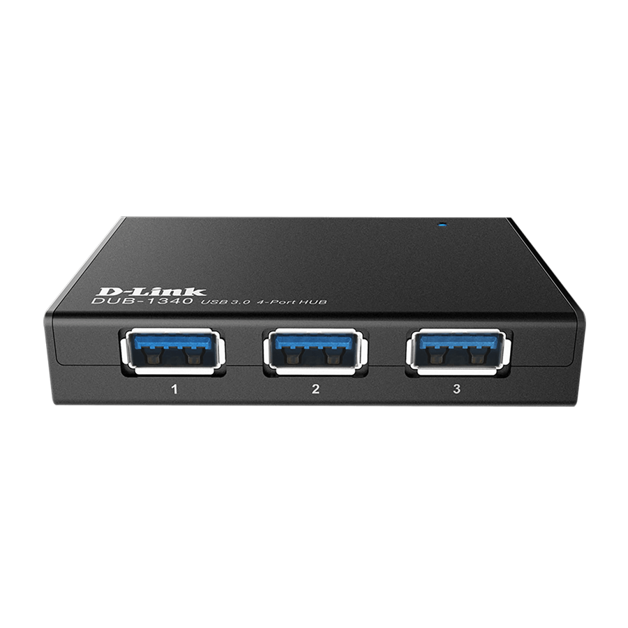 D-Link - 4-Port SuperSpeed USB 3.0 Charger Hub - DUB-1340/E - USB Hub