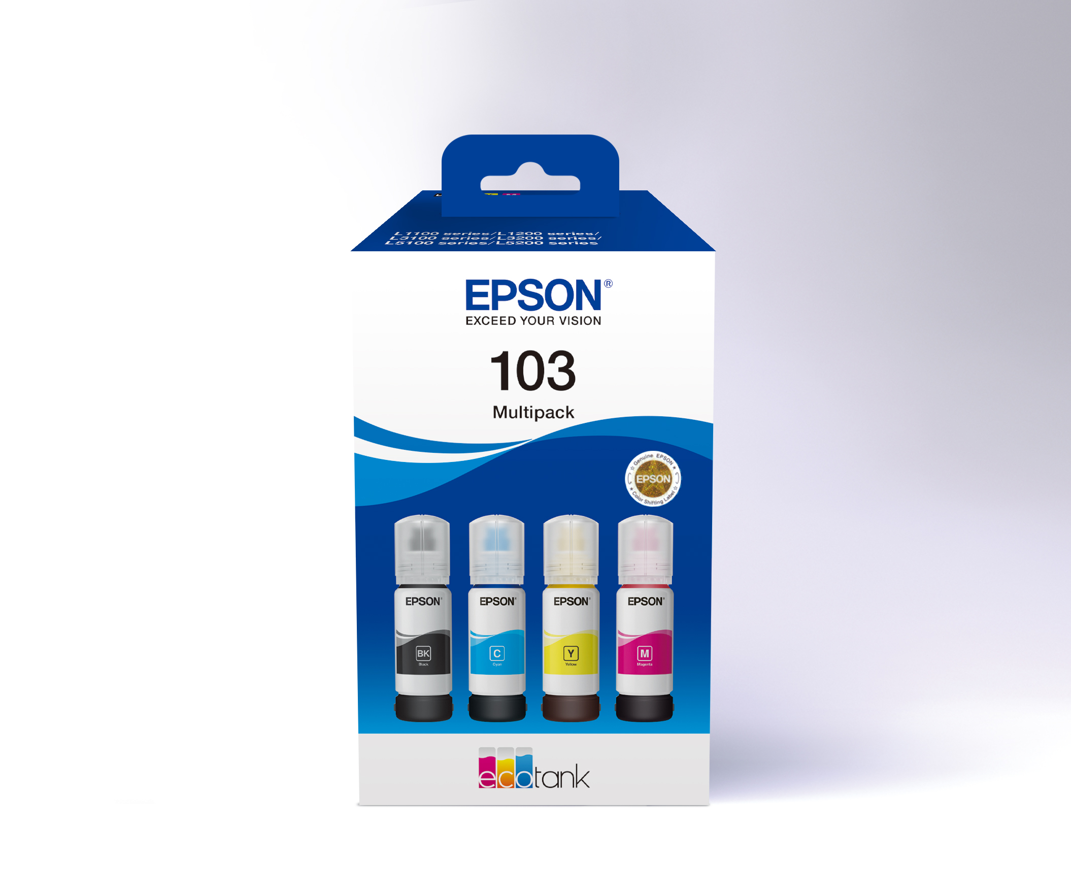 Epson 103 EcoTank - Ink Cartridge - Black, Cyan, Magenta, Yellow