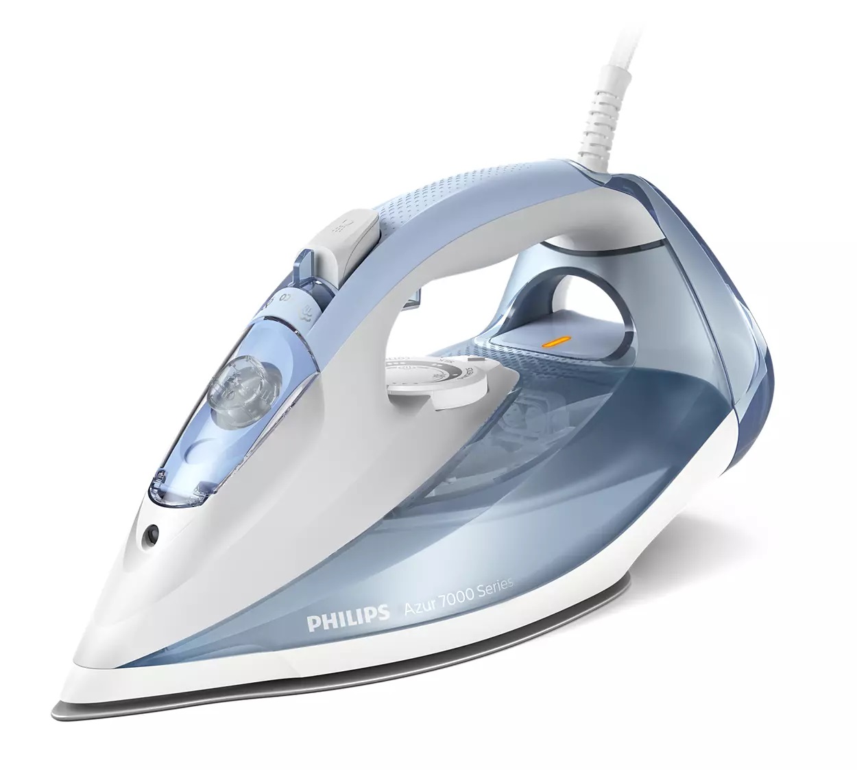 Philips - DST7011/20 - Steam Iron - 2600 W - Water tank capacity 300 ml - Continuous steam 45 g/min - Steam boost performance 220 g/min - Light Blue/Gray