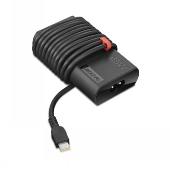 Lenovo - ThinkPad - 65W Slim - The ThinkPad 65W Slim AC Adapter – USB Type-C is the new adapter designed with slimmer size and cable management. It is your perfect replacement or spare power adapter for your ThinkPad notebooks. - USB Type-C - AC Adapter
