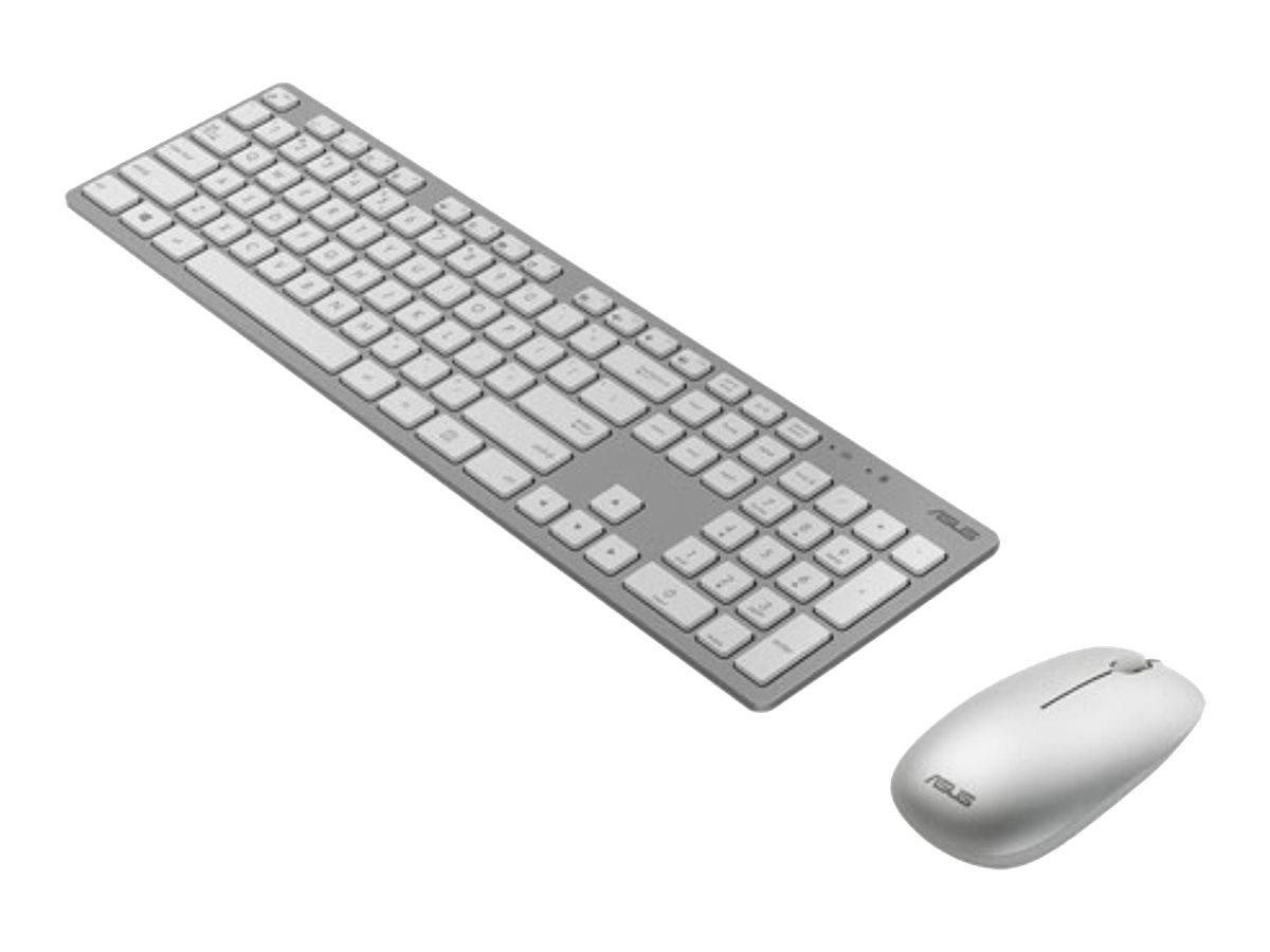 Asus W5000 - Keyboard and Mouse Set - Wireless - US - White