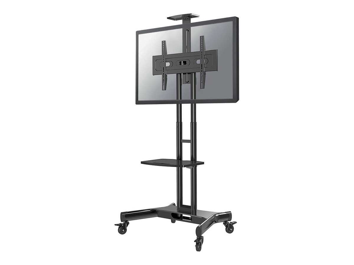 Neomounts Floor stand - NM-M1700BLACK TV trolley - Adjustable Height - 32-75 " - Maximum weight (capacity) 50 kg - Black