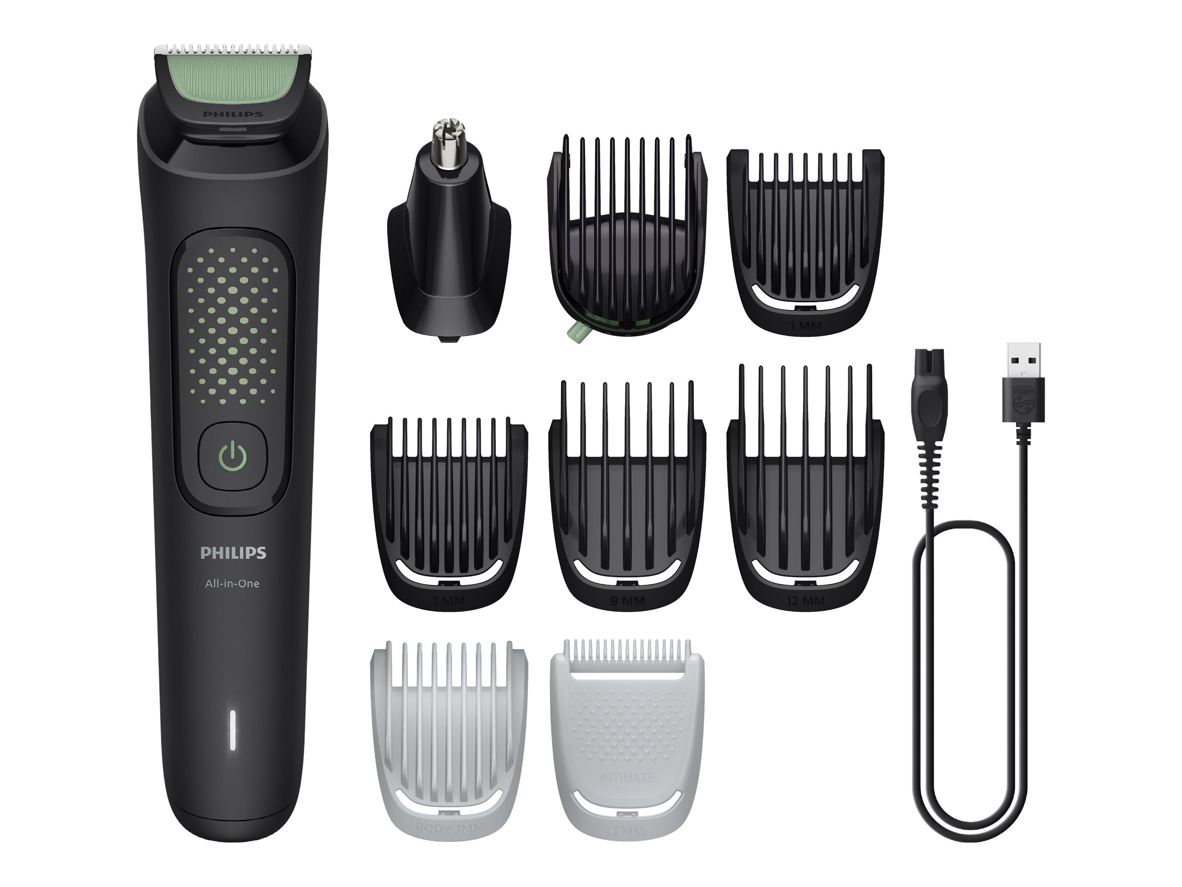 Philips All-in-One Hair Trimmer - MG3945/15 3000 Series - Cordless - Number of length steps 12 - Black