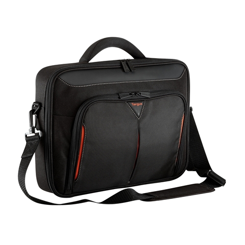 Targus - Classic - Fits up to size 14 " - Messenger - Briefcase - Shoulder strap - Black/Red