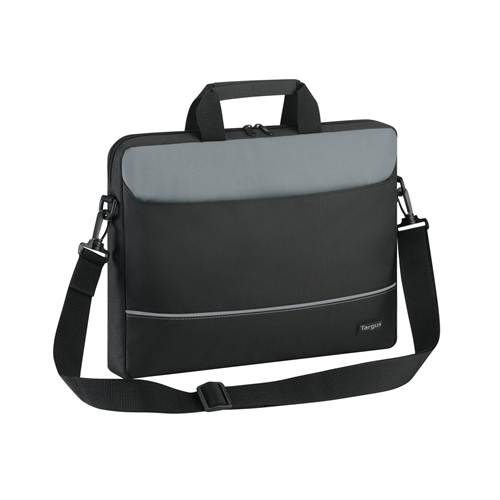 Targus - Intellect - Fits up to size 15.6 " - Messenger - Briefcase - Shoulder strap - Black/Grey