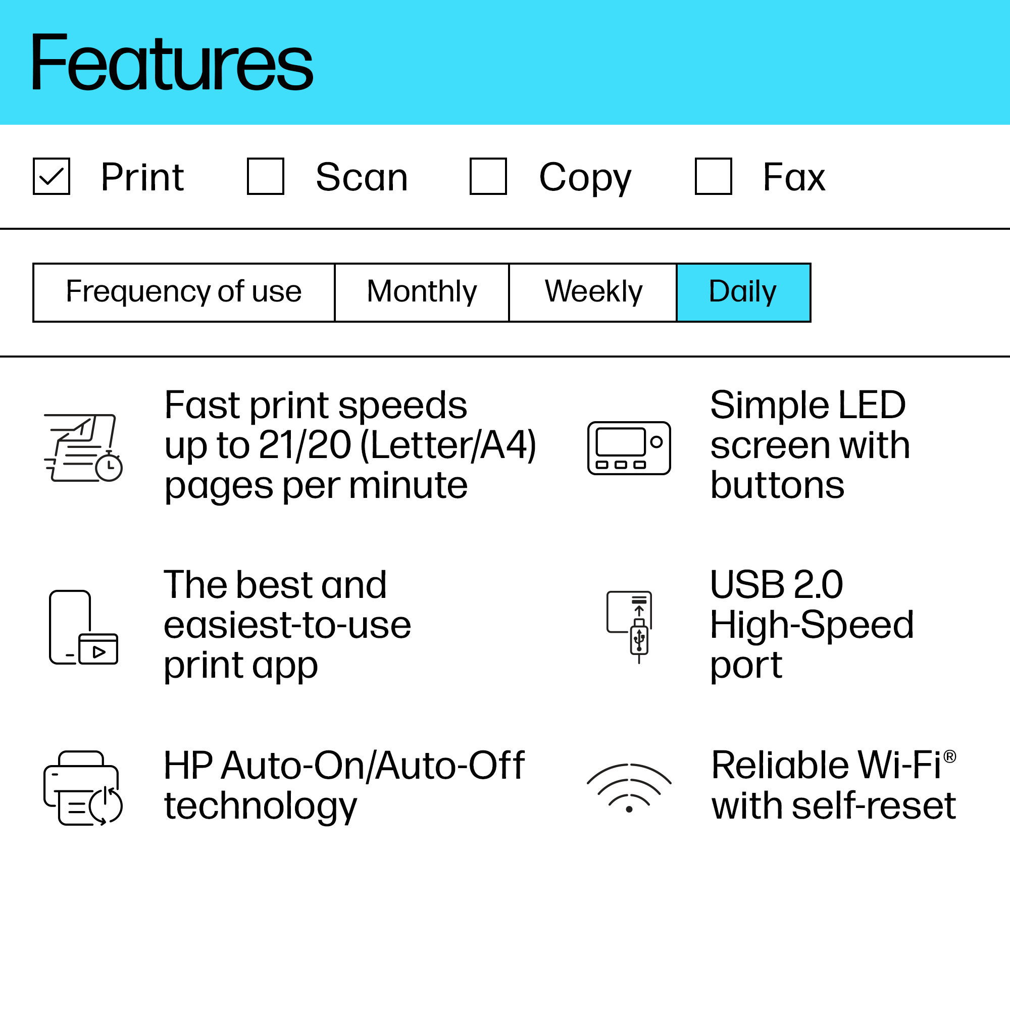 HP LaserJet Pro M110w Printer - BOX DAMAGE - A4 Mono Laser, Print, WiFi, 20ppm, 100-1000 pages per month