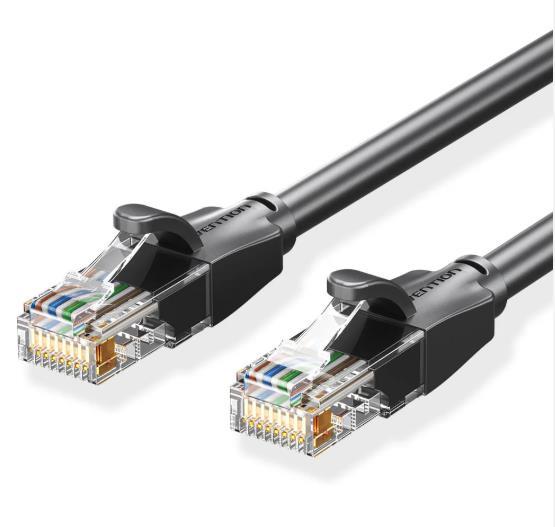 PATCH CABLE CAT.6 UTP/15M BLACK IBEBN VENTION