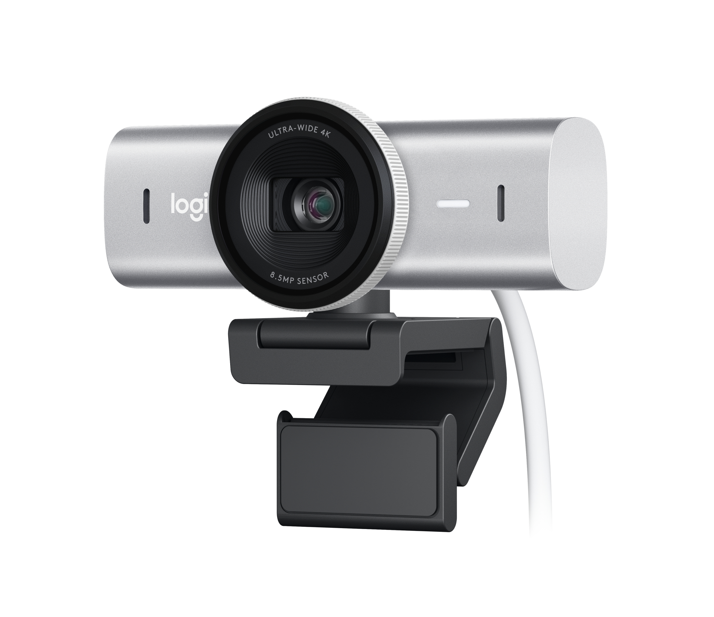 LOGITECH MX Brio 4K Ultra HD Webcam - PALE GREY - 2.4GHZ - EMEA28-935 - B2C