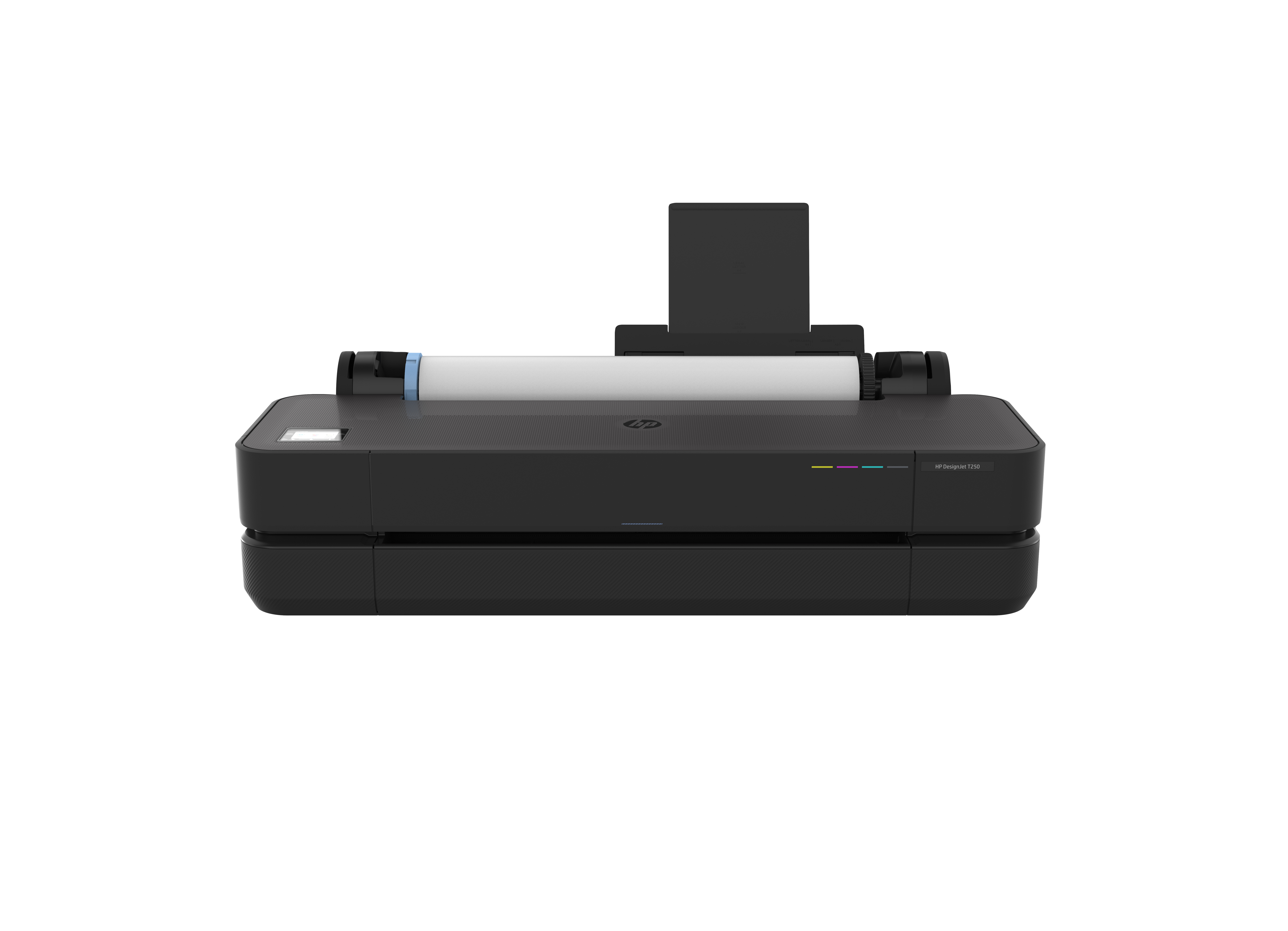 HP DesignJet T250 Printer/Plotter 2025 edition - 24” Roll/A4,A3,A2,A1 Color Ink, Print, Sheet Feeder, Auto Horizontal Cutter, LAN, WiFi, 30 sec/A1 page, 76 A1 prints/hour, 2 years