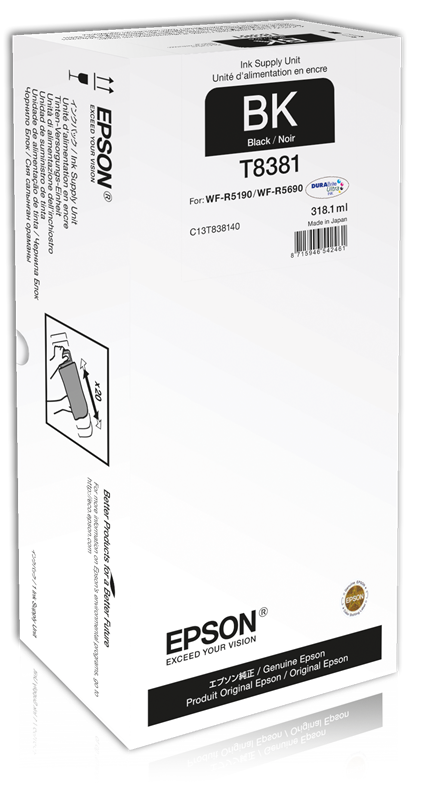 Epson XL Ink Supply Unit - WorkForce Pro WF-R5xxx series - Black