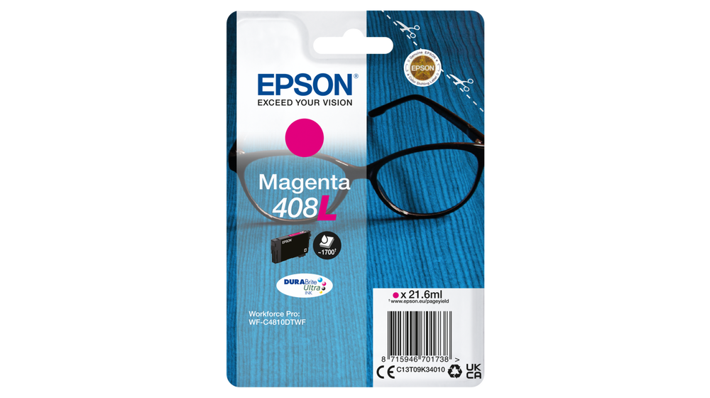 Epson DURABrite Ultra 408L - Ink cartrige - Magenta