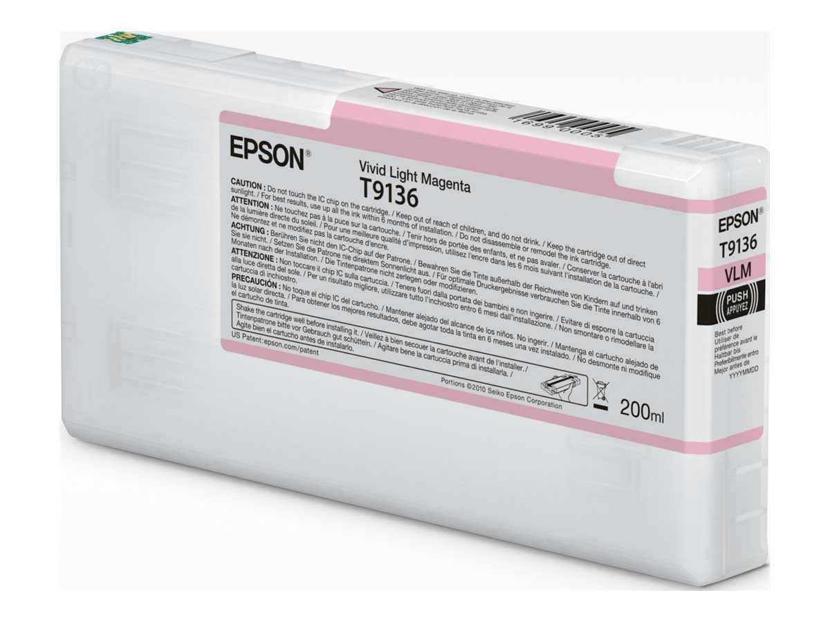 Epson Ink Cartridge - T91360N - Ink Cartrige - Vivid Light Magenta
