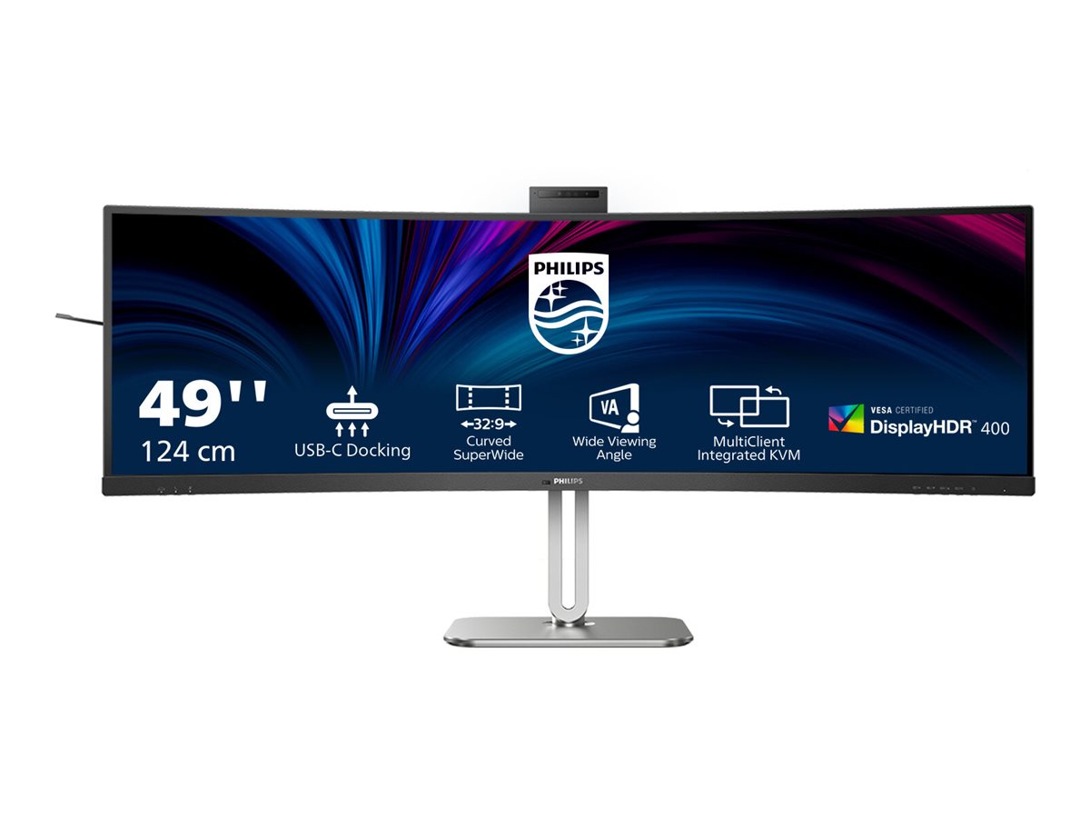 Philips - 49B2U5900CH/00 - 48.8 " - VA - 32:9 - 75 Hz - 4 ms - 5120 x 1440 pixels - 450 cd/m² - HDMI ports quantity 2