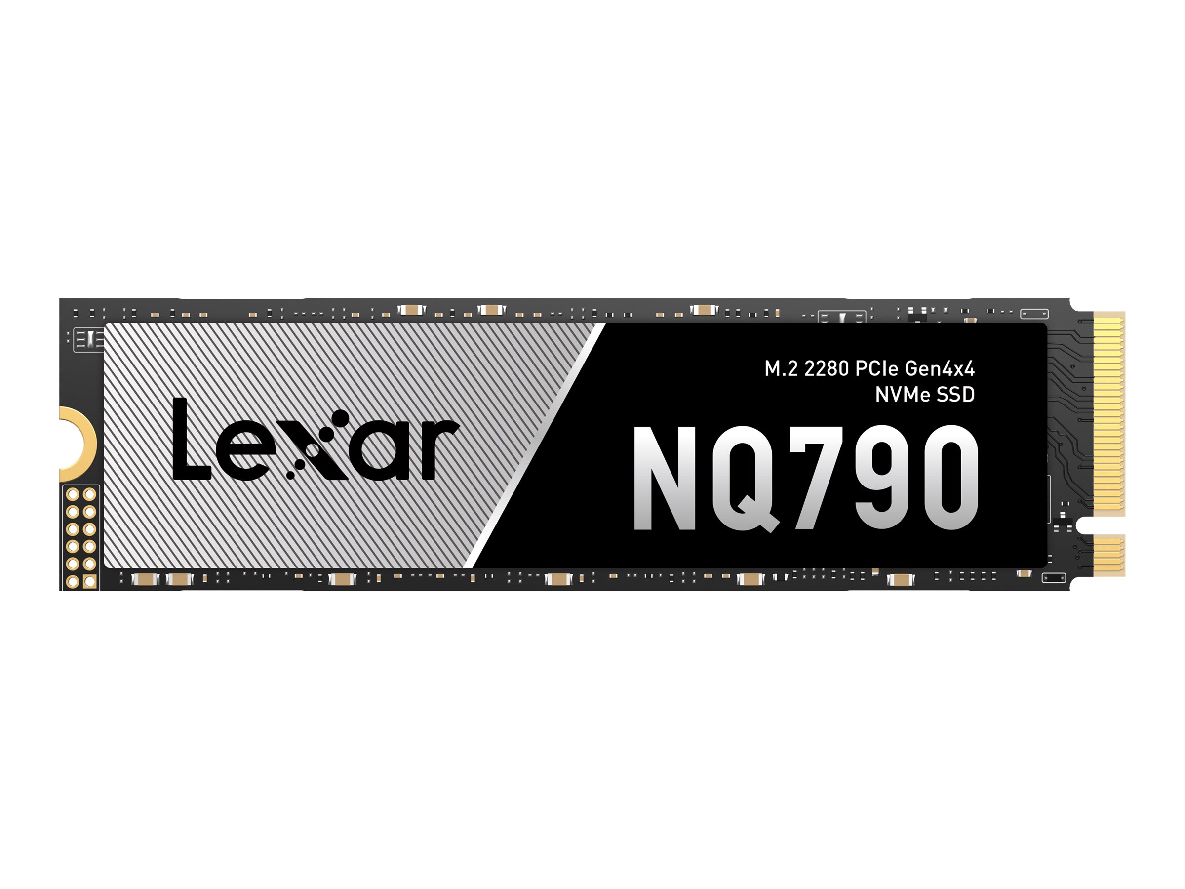 Lexar SSD - NQ790 - 1000 GB - SSD form factor M.2 2280 - Solid-state drive interface PCIe Gen4x4 - Read speed 7000 MB/s - Write speed 6000 MB/s