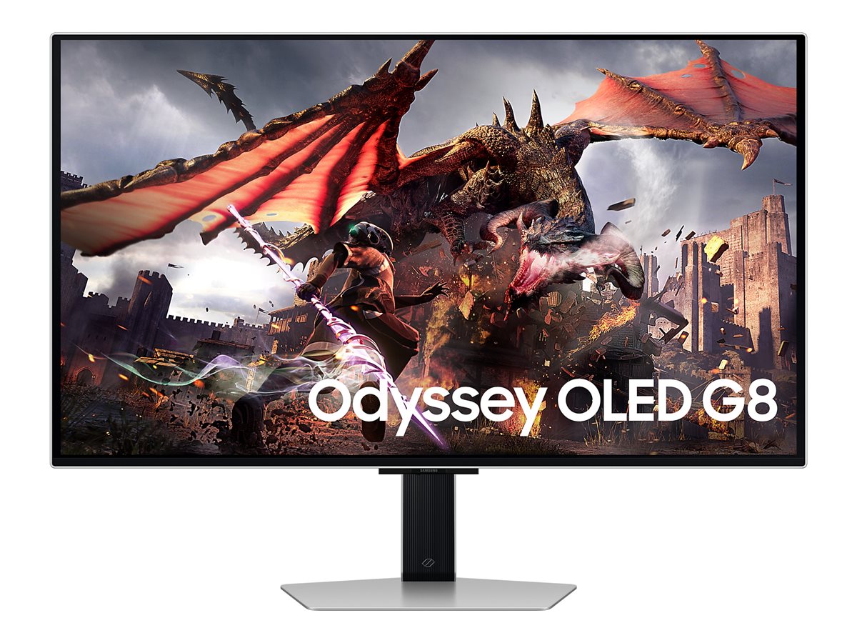 Samsung - LS32DG802SUXDU - 32 " - OLED - 4K - 16:9 - 240 Hz - 0.03 ms - 3840 x 2160 pixels - 200 cd/m² - HDMI ports quantity 2 - Silver