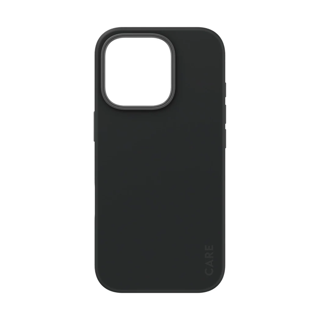 CARE Fashionable Case - Back cover - Apple - iPhone 16 Pro - Recycled plastic - Black - MagSafe