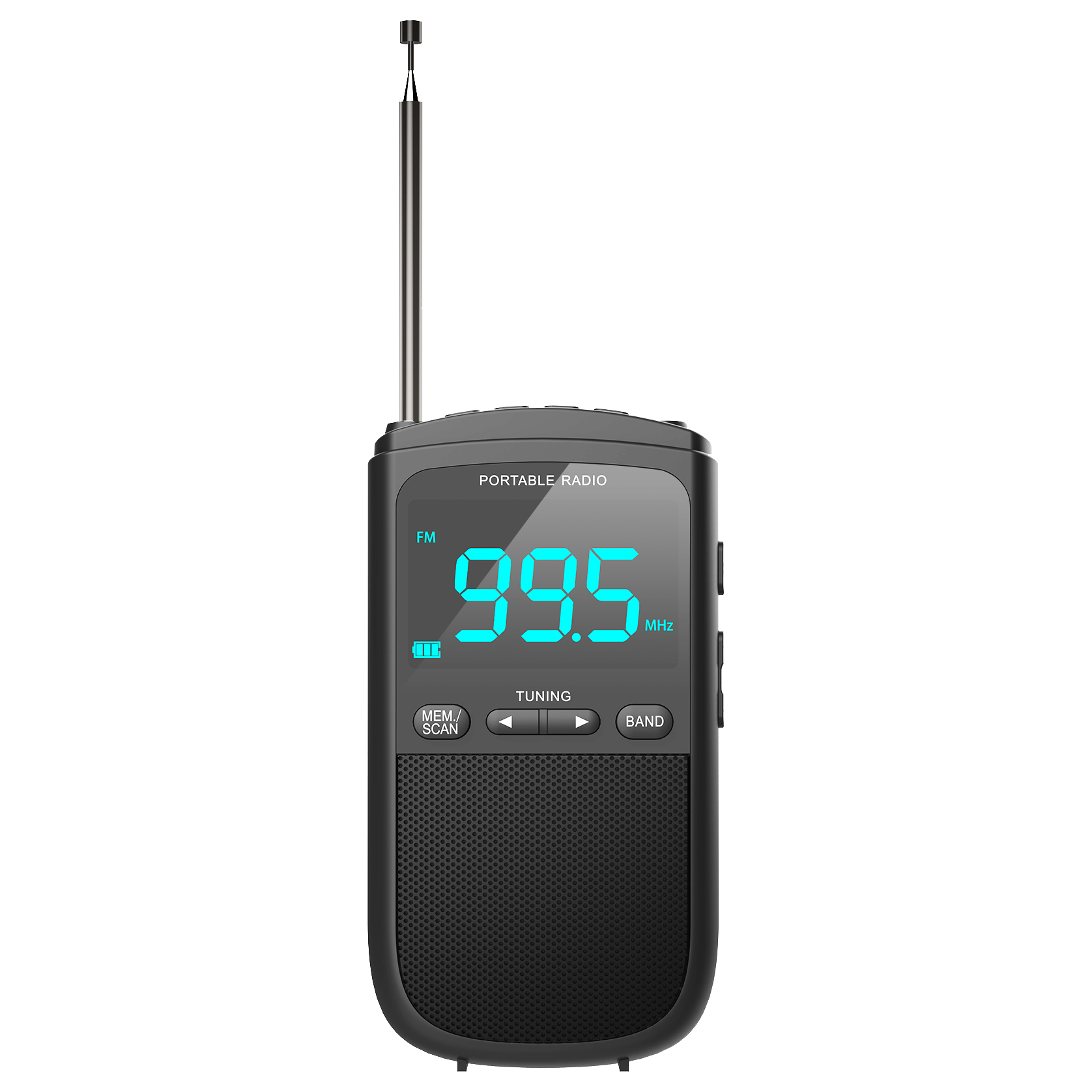 Camry - Portable mini radio - CR 1905 - Alarm function - Black