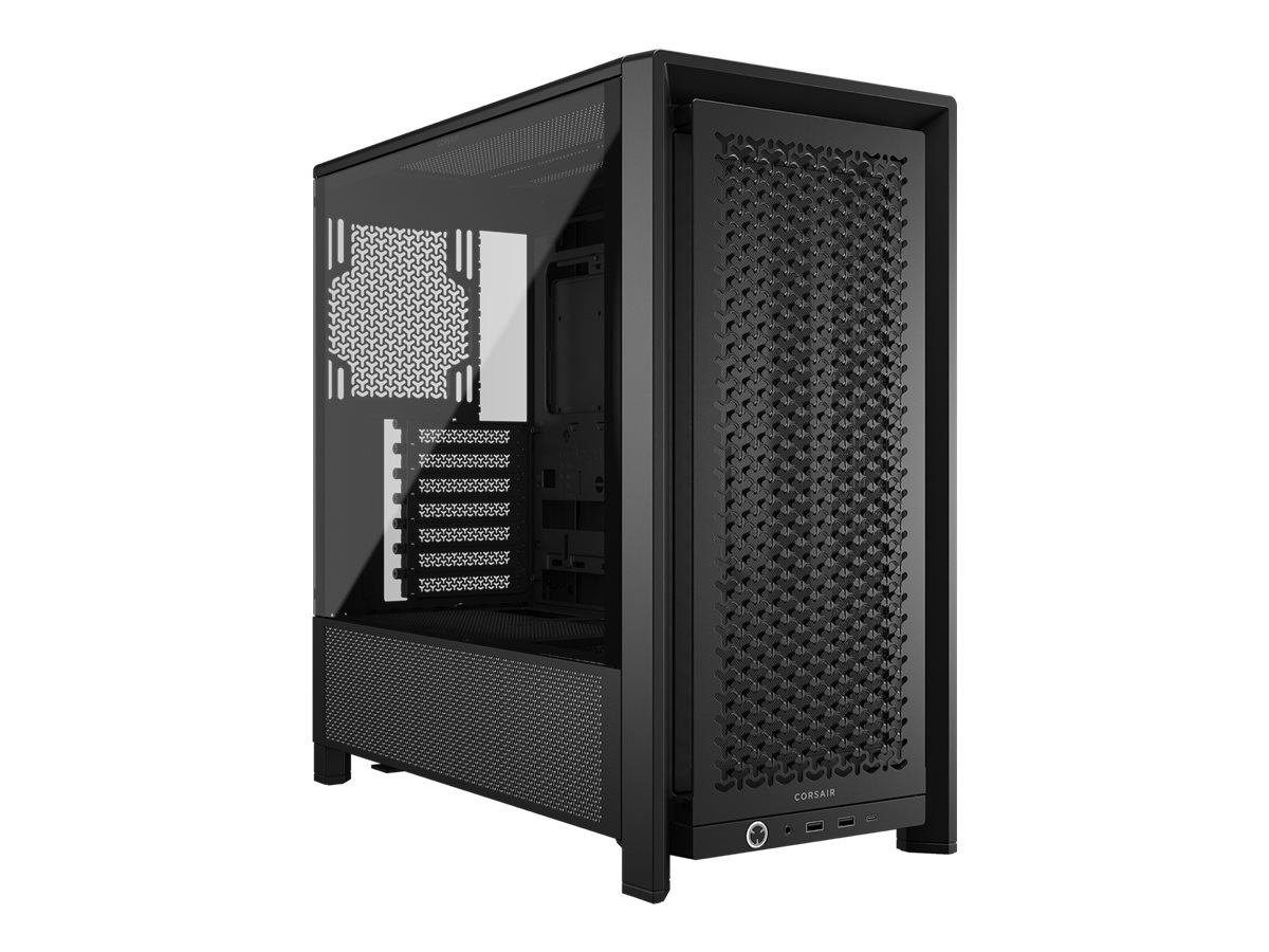 Corsair PC Case - Frame 4000D Modular - Black - Mid-Tower