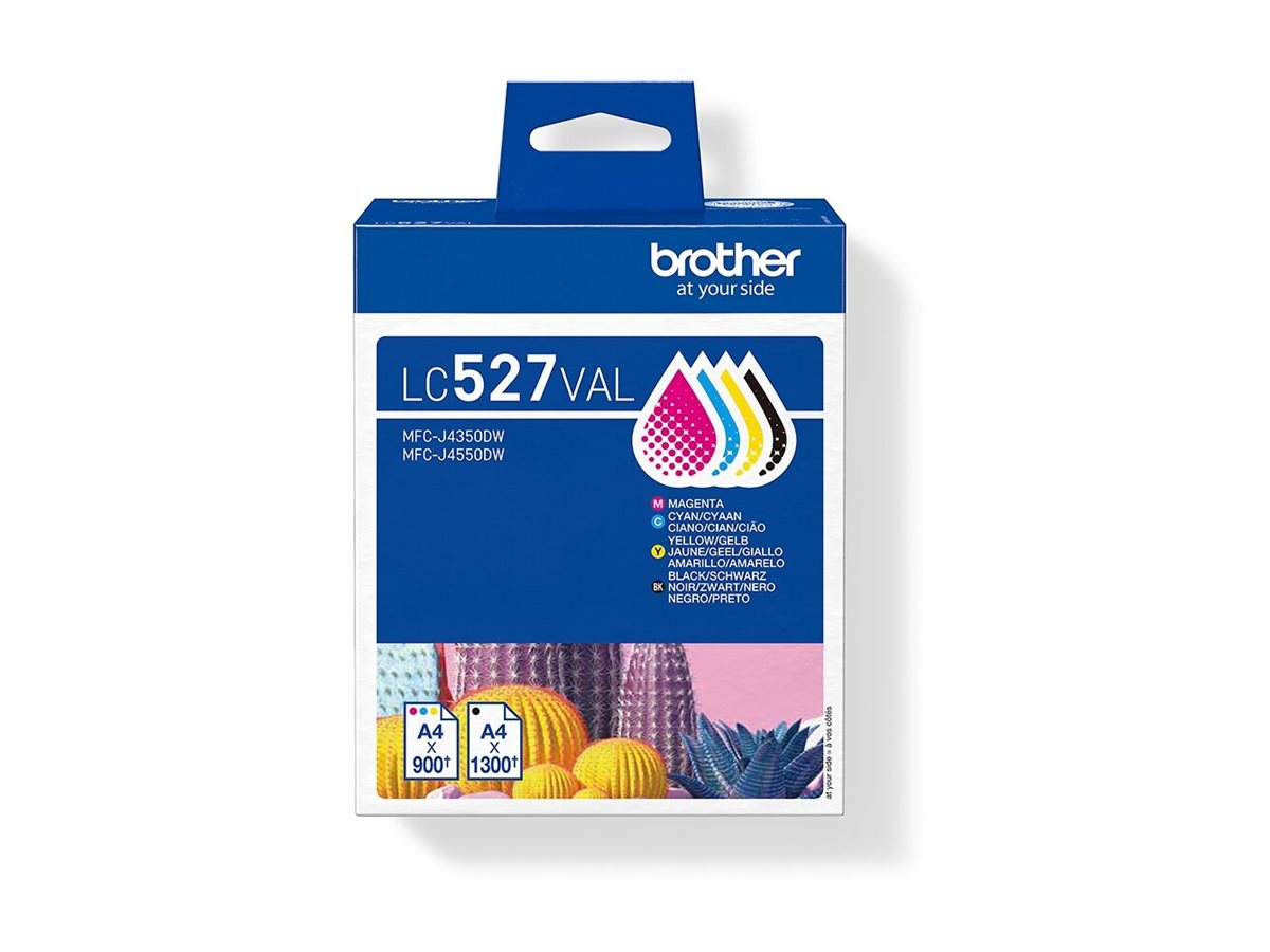 LC527VAL Value Pack - Brother Ink cartridge - Black, yellow, cyan, magenta