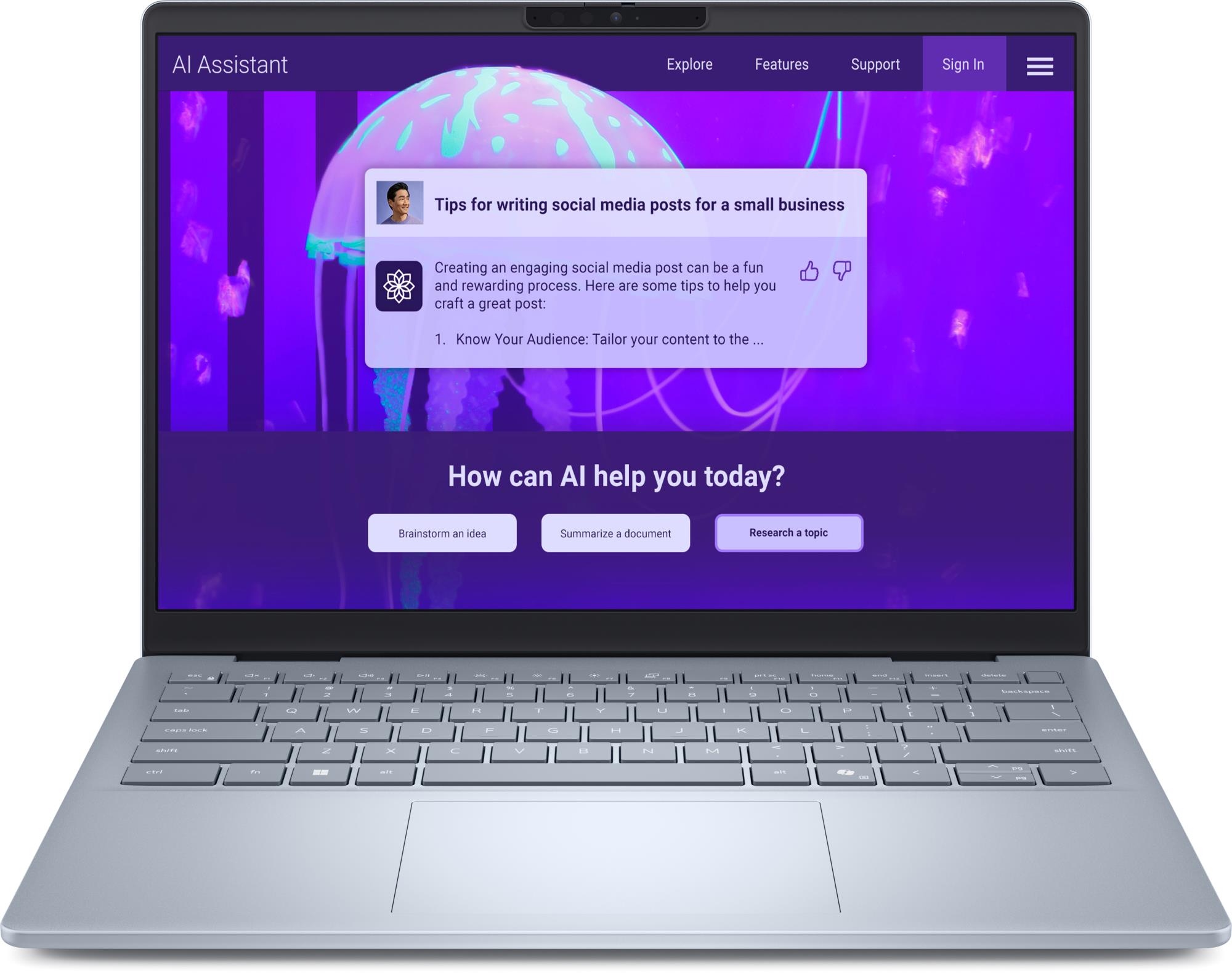 Notebook|DELL|14 Plus DB14250|CPU  Core Ultra|u7-256V|2200 MHz|14"|2560x1600|RAM 16GB|LPDDR5x|8533 MHz|SSD 512GB|Intel Arc Graphics|Integrated|NOR|Windows 11 Pro|Ice Blue|1.55 kg|DB14250_LNL_208_NORD