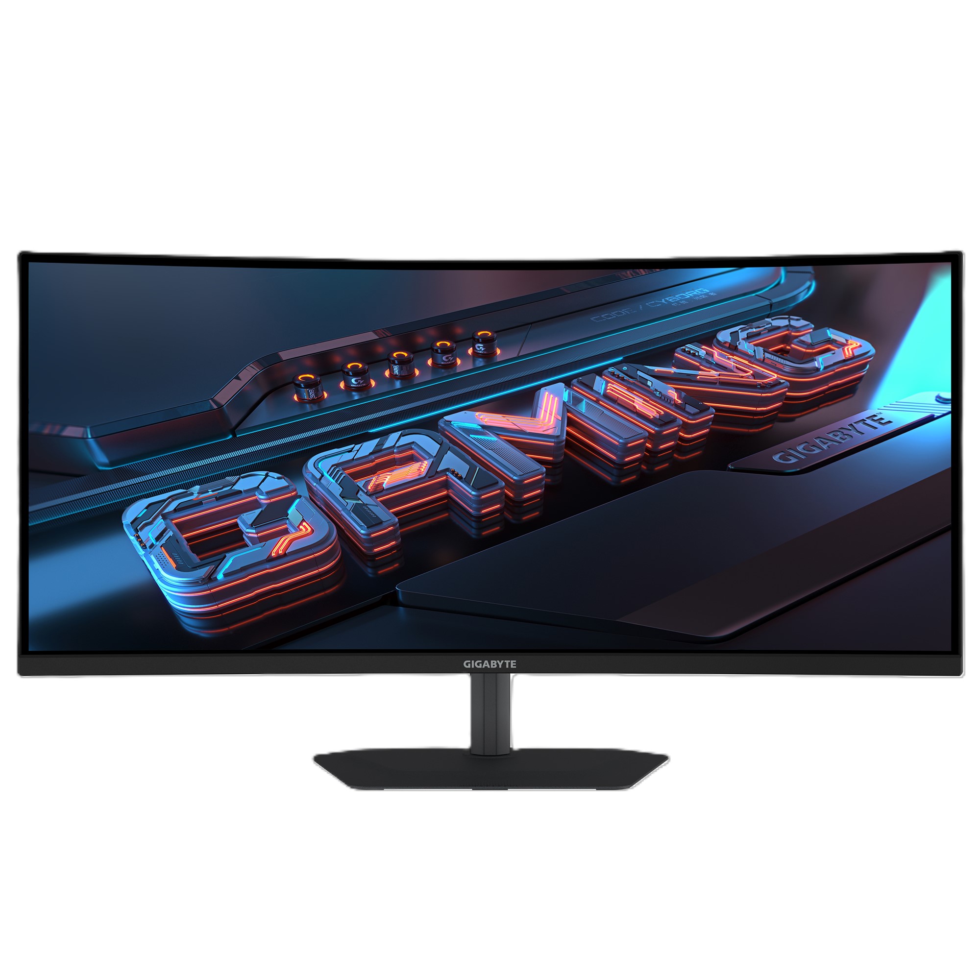Gigabyte - G34WQC2 EK - 34 " - VA - WQHD - 200 Hz - 1 ms - 3440 x 1440 pixels - 450 cd/m² - HDMI ports quantity 2