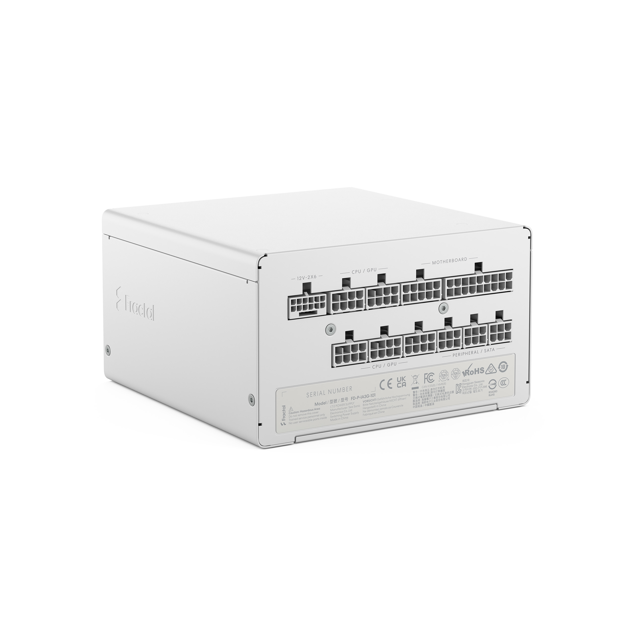 Fractal Design Power Supply, White - Ion 3 Gold - 1000 W
