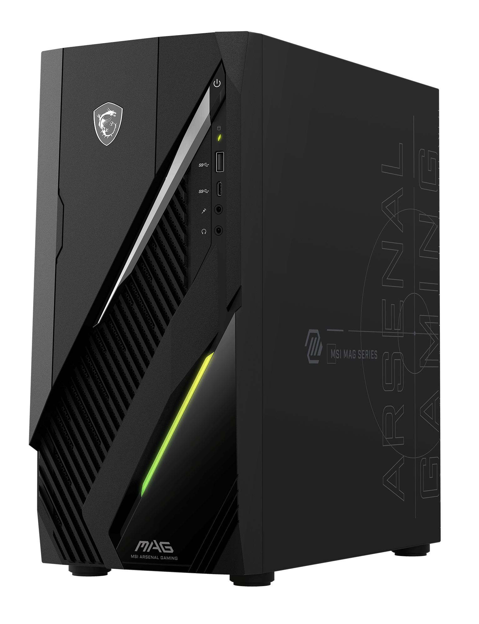 MSI MAG Infinite E1 - 14NVL5-104EU - Desktop - Tower - Intel Core i5 - i5-14400F - Internal memory 16 GB - UDIMM DDR5 - 1000 GB - NVIDIA GeForce RTX 5060 - No Optical drive - Keyboard language No keyboard - Windows 11 Home - Warranty 24 month(s)