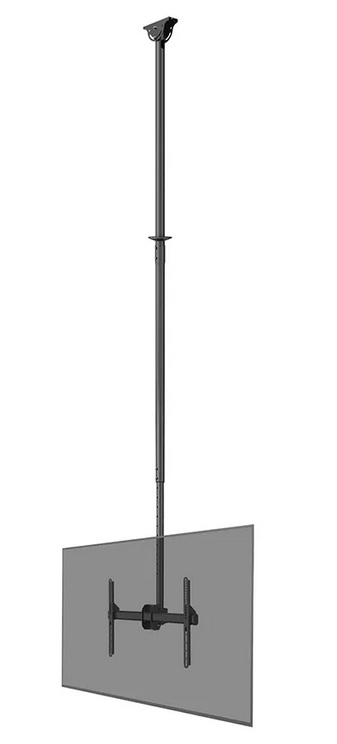 Neomounts CL35-440BL16XL Monitor/TV Mount Ceiling - Adjustable Height, Rotate, Tilt, Swivel - 37-70 " - Maximum weight (capacity) 50 kg - Black