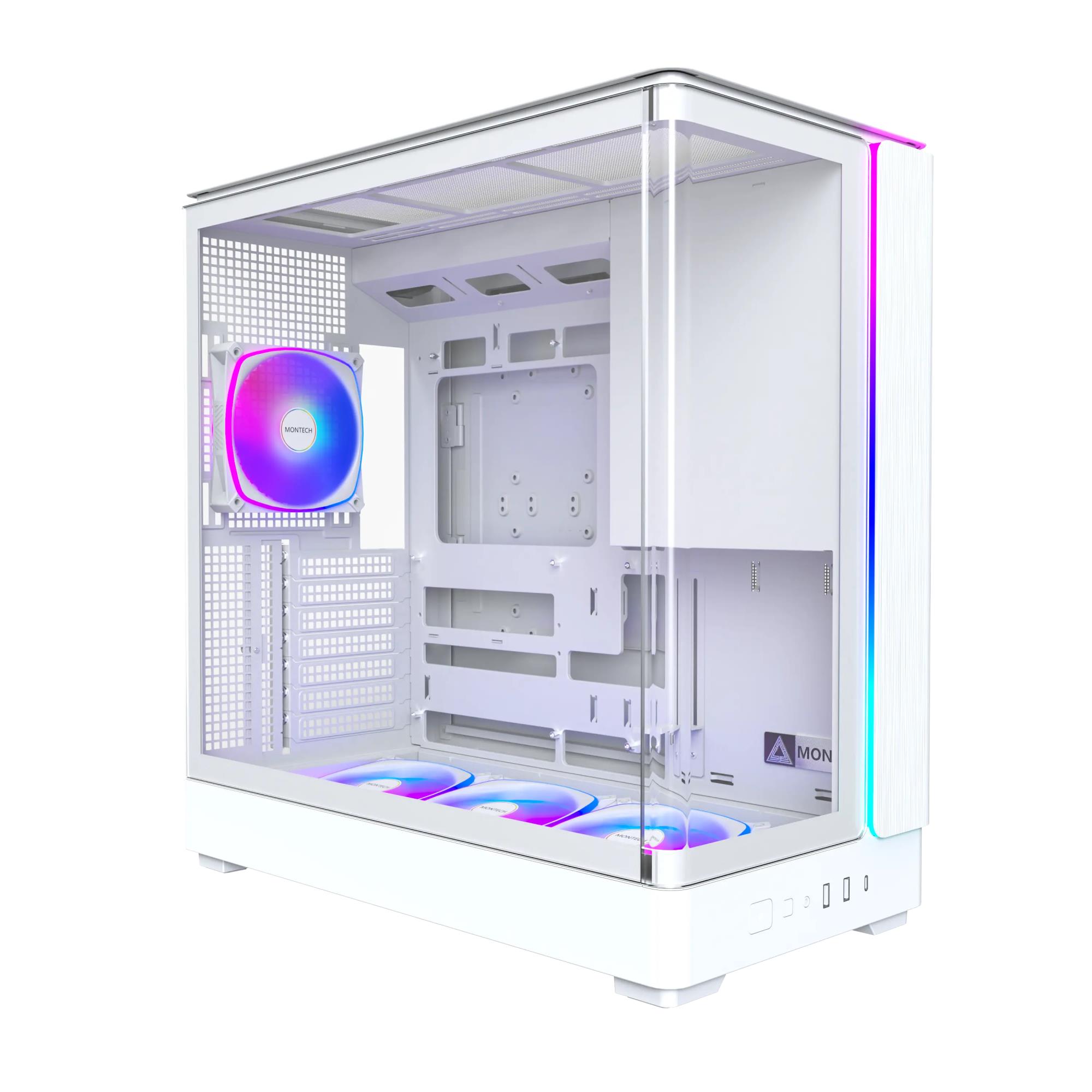 Case|MONTECH|micro ATX/Mini-ITX|White|Midi Tower|PC|KING 45 PRO|KING45PRO(W)