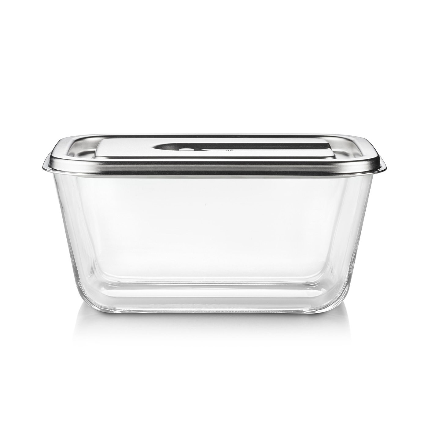Caso Glass Vacuum Container with Plastic Lid - VacuBoxx Inox XL - Transparent