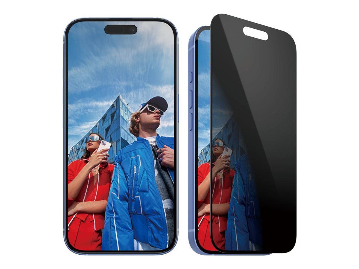 PanzerGlass Screen protector - Apple - iPhone 16/iPhone 15 - Glass - Black - Ultra-Wide Fit