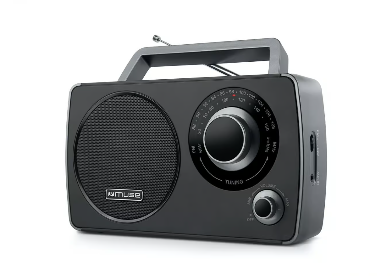 Muse - Portable Radio - M-075 R - AUX in