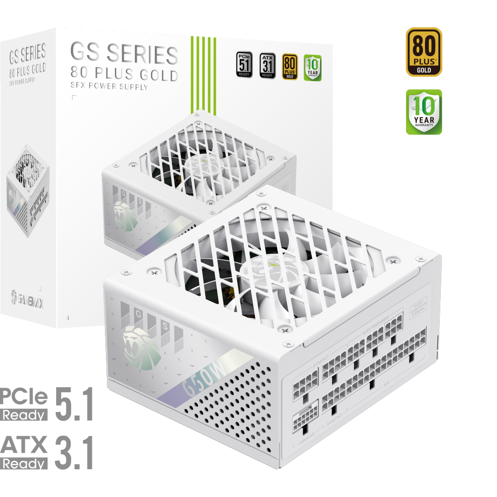 Gamemax PSU - GS 650G WH - 650 W - SFX - White - Full Modular