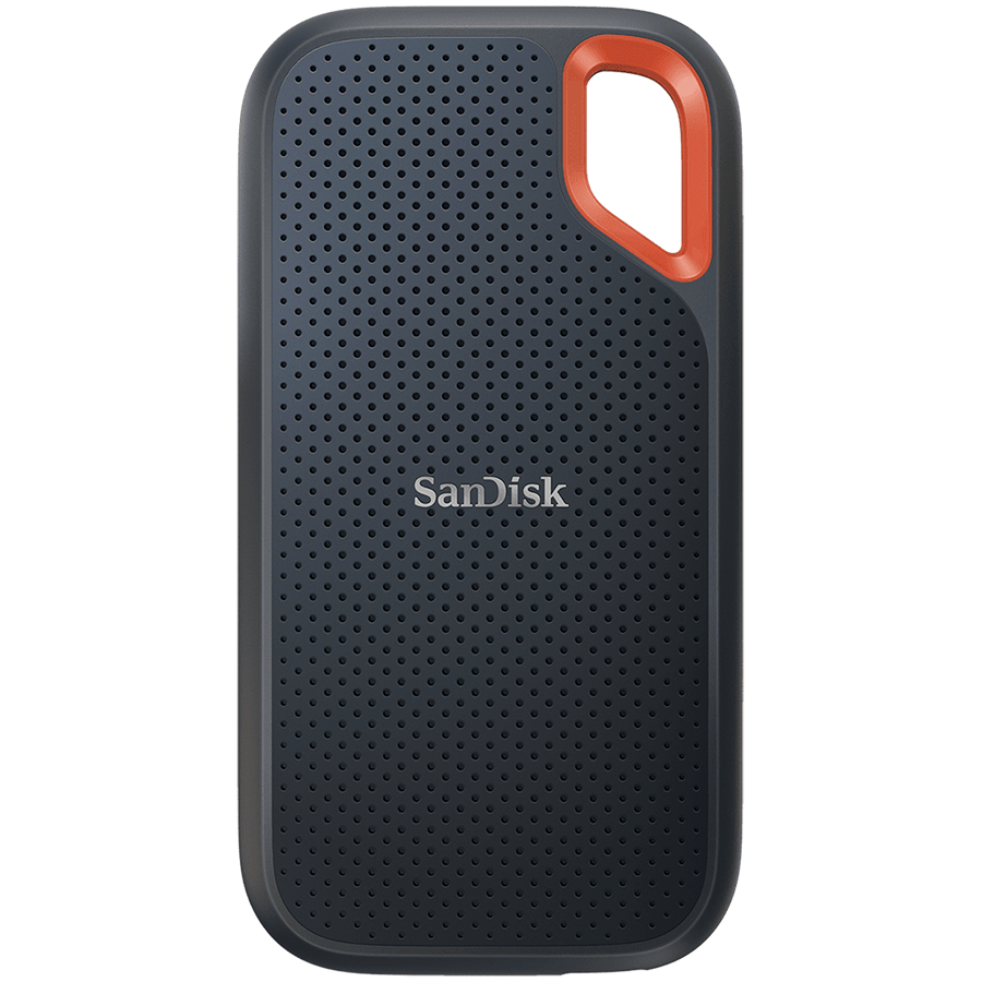 SANDISK Extreme 2TB Portable SSD - up to 1050MB/s Read and 1000MB/s Write Speeds, USB 3.2 Gen 2, 2-meter drop protection and IP55 resistance