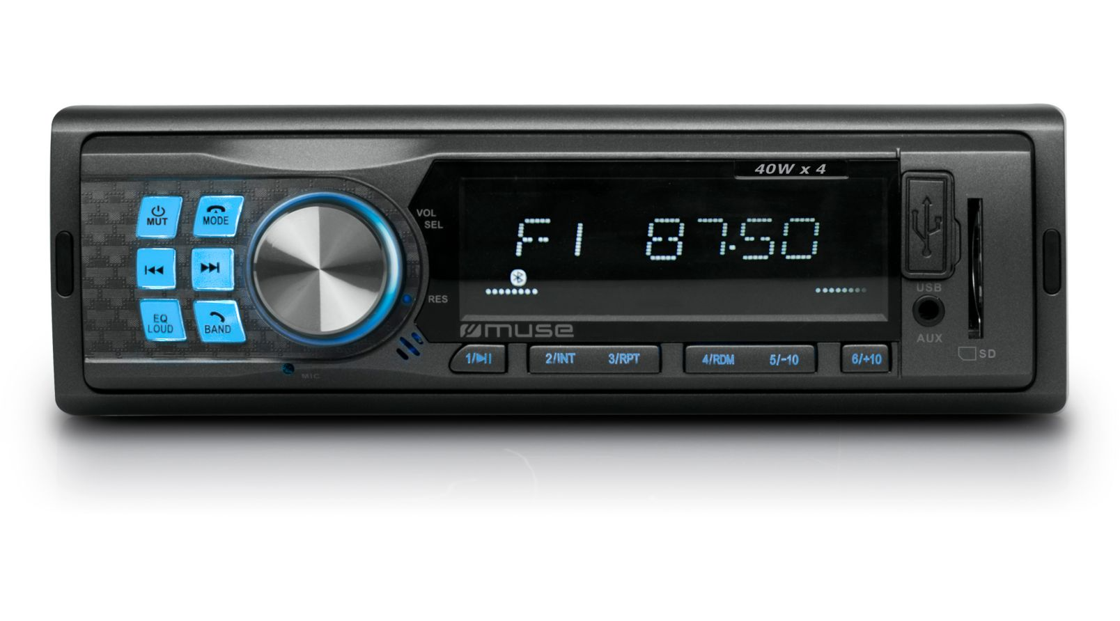Muse - M-195 - 4 x 40 W - Car Radio with Bluetooth