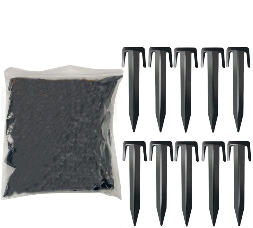 AYI - Robot Lawn Mower Staples for Boundary Wire, 150PCS - Black